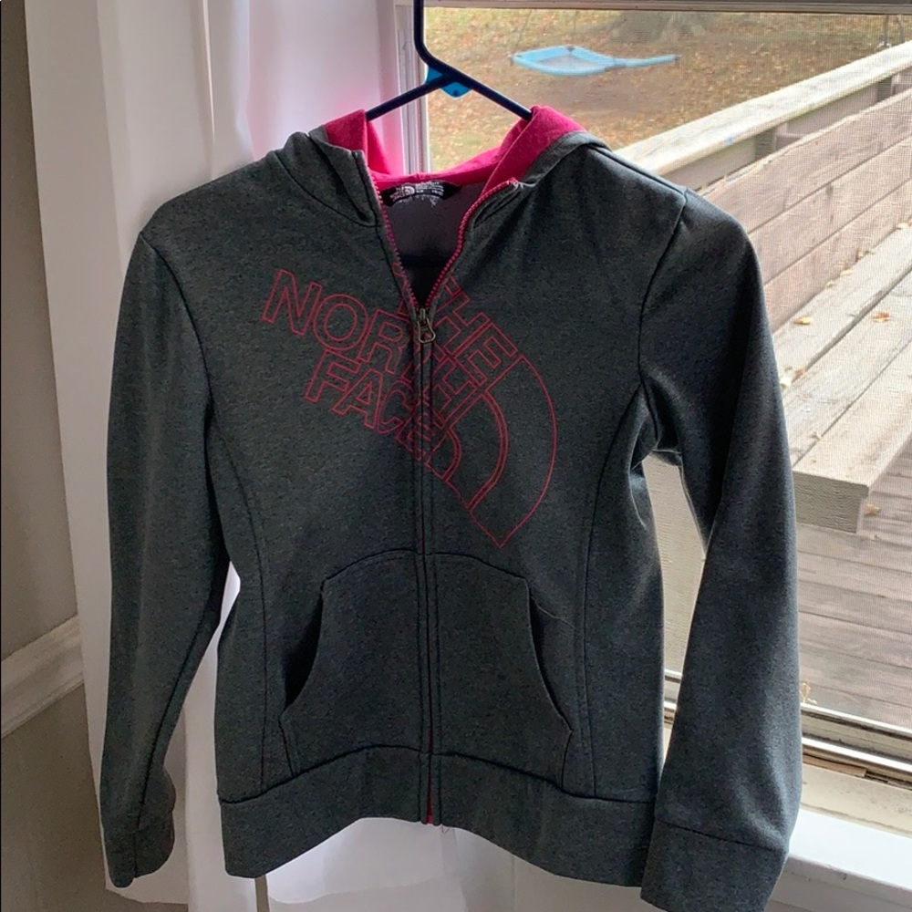 The North Face zip up hoodie